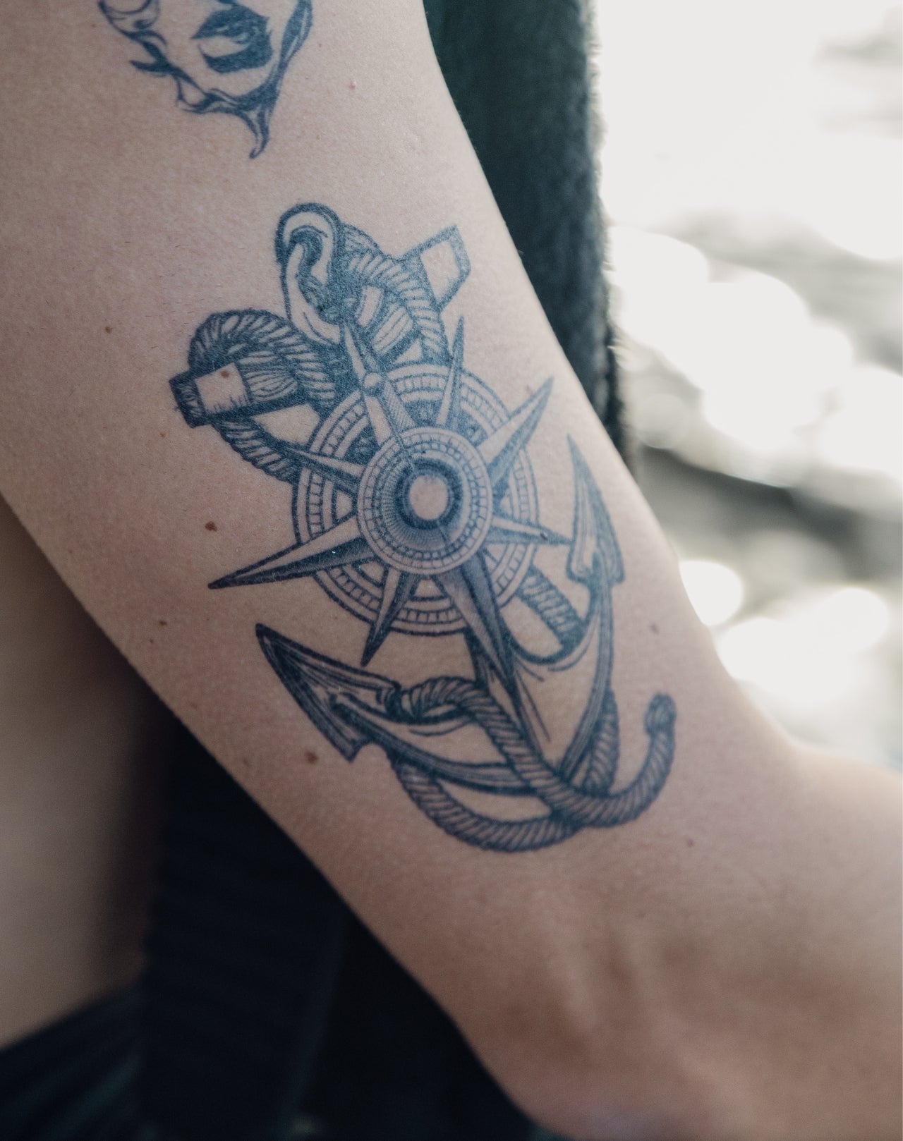 Anchored Temporary Tattoo. Lasts 1-2 Weeks. – EZINK™, image size:1280x1618