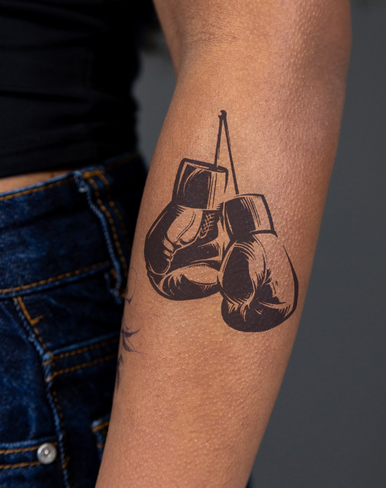 Boxing Gloves Temporary Tattoo. Lasts 1-2 Weeks. – EZINK™