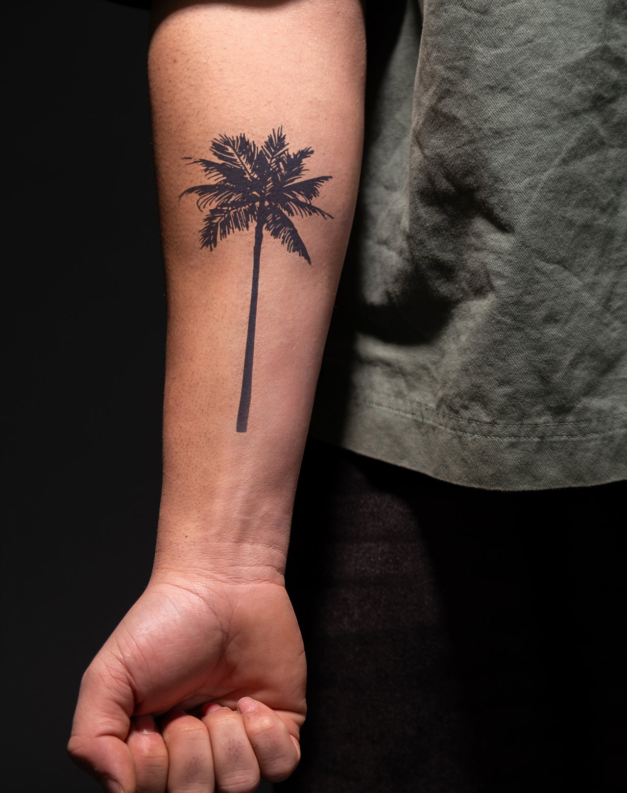 palm plant tattoo Coconut Tree Temporary Tattoo. Lasts 1-2 Weeks. – EZINK™