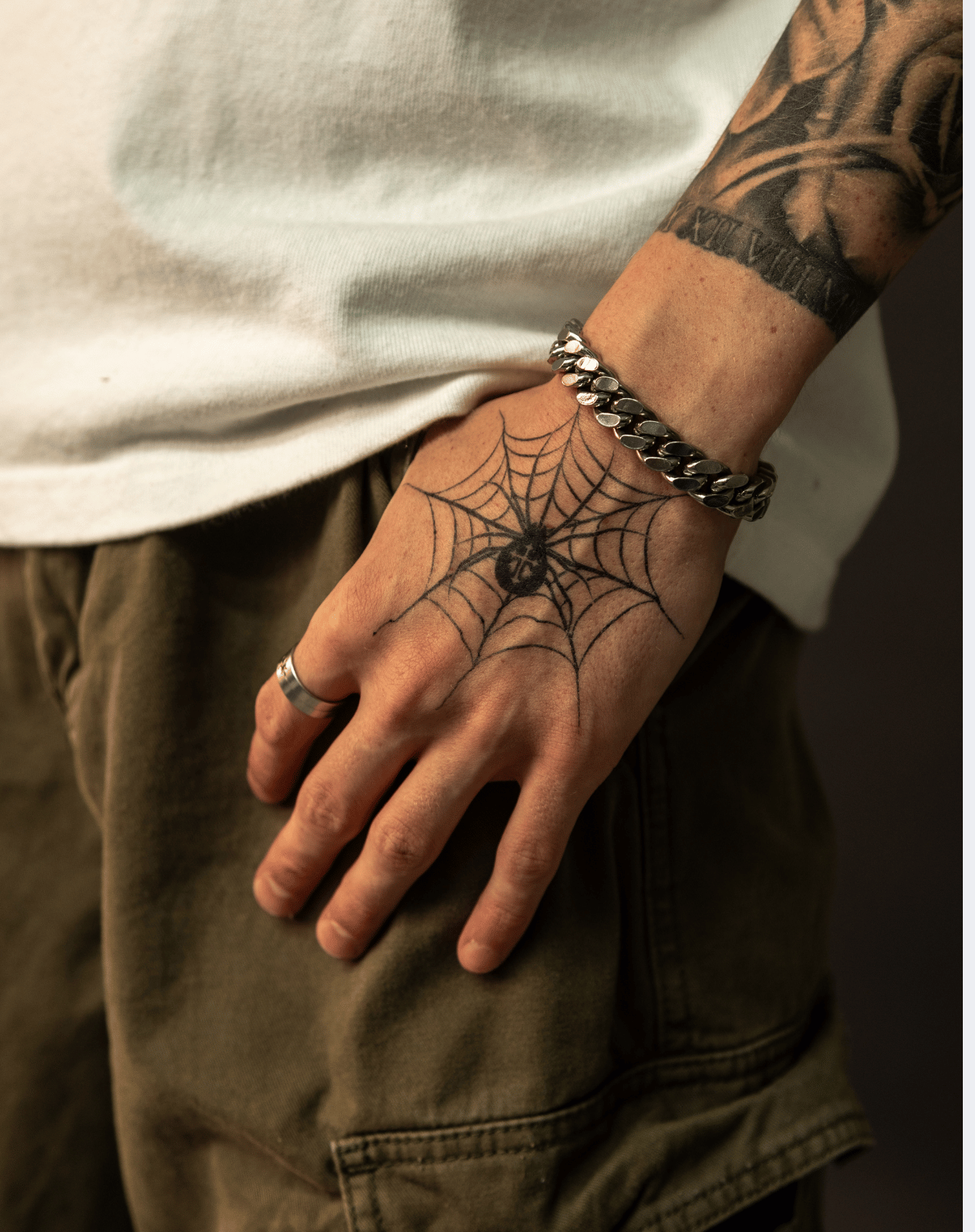 Crossback Spider Temporary Tattoo. Lasts 1-2 Weeks. – EZINK™