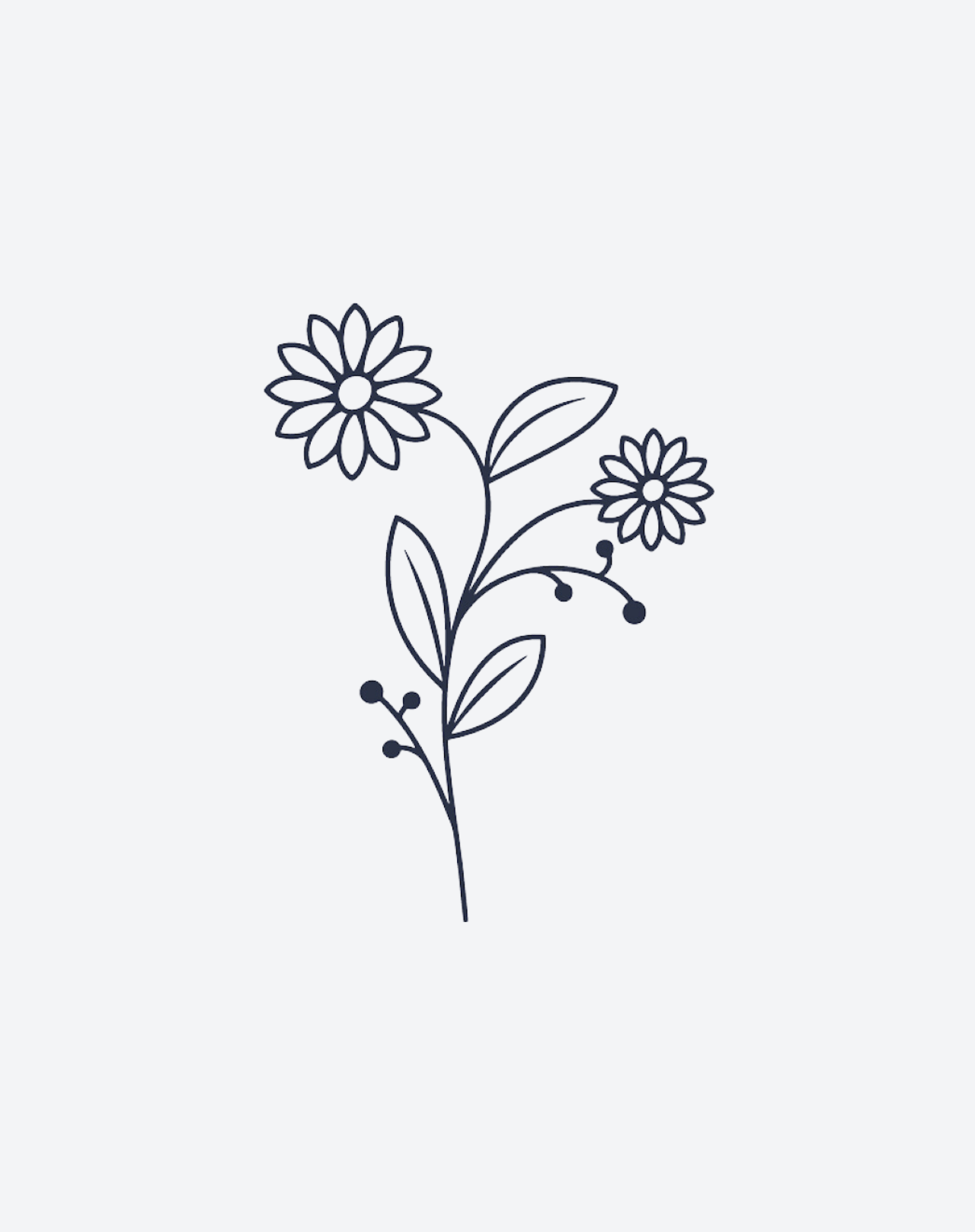 Fine Line Flower Tattoos That Shine