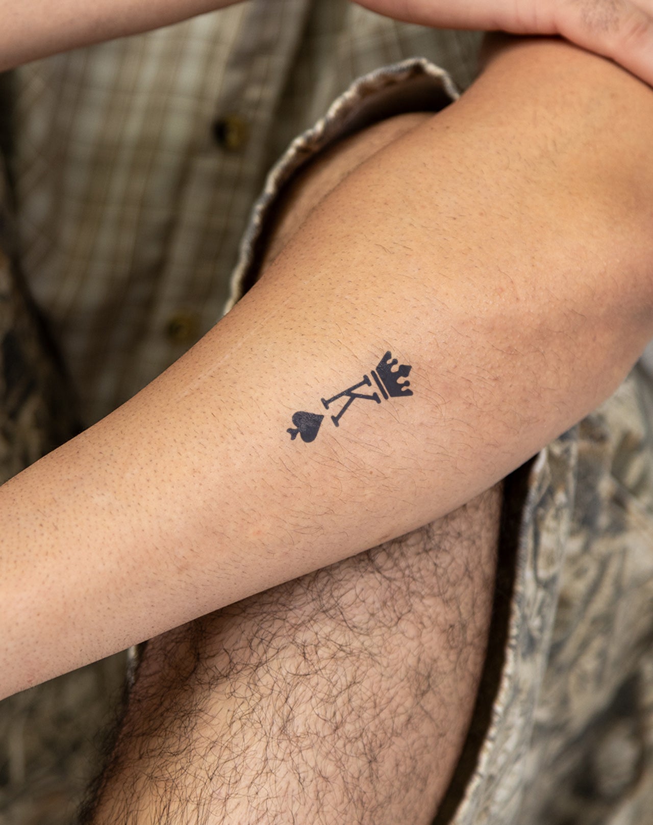 King Temporary Tattoo. Lasts 1-2 Weeks. – EZINK™
