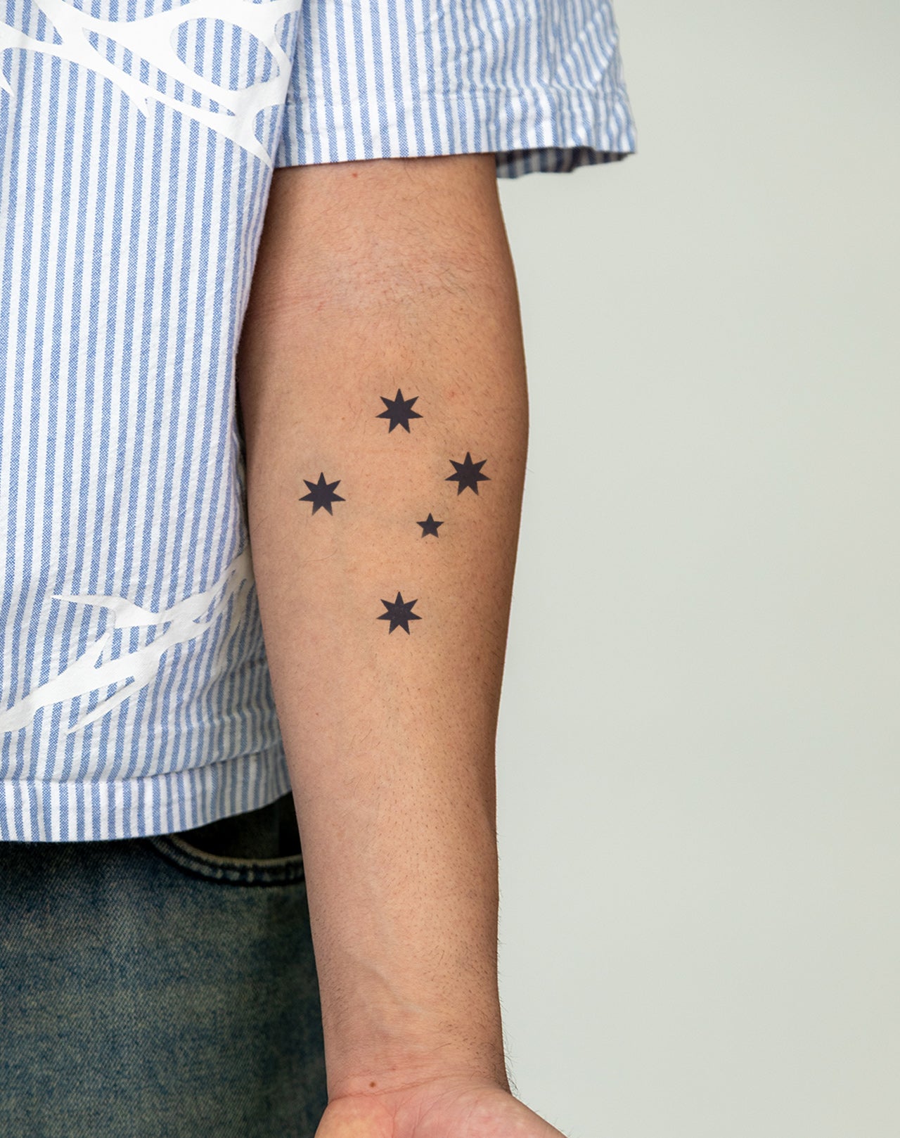 Southern Cross Temporary Tattoo. Lasts 1-2 Weeks. – EZINK™, image size:1280x1618