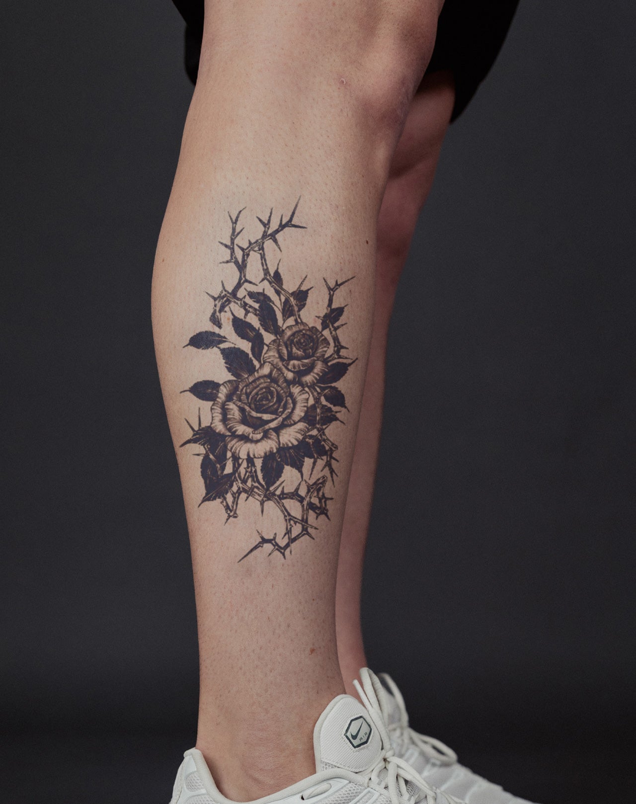Thorned Roses Temporary Tattoo. Lasts 1-2 Weeks. – EZINK™