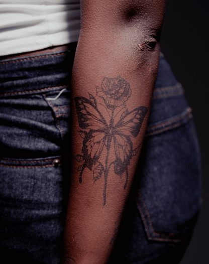 Butterfly & Rose
