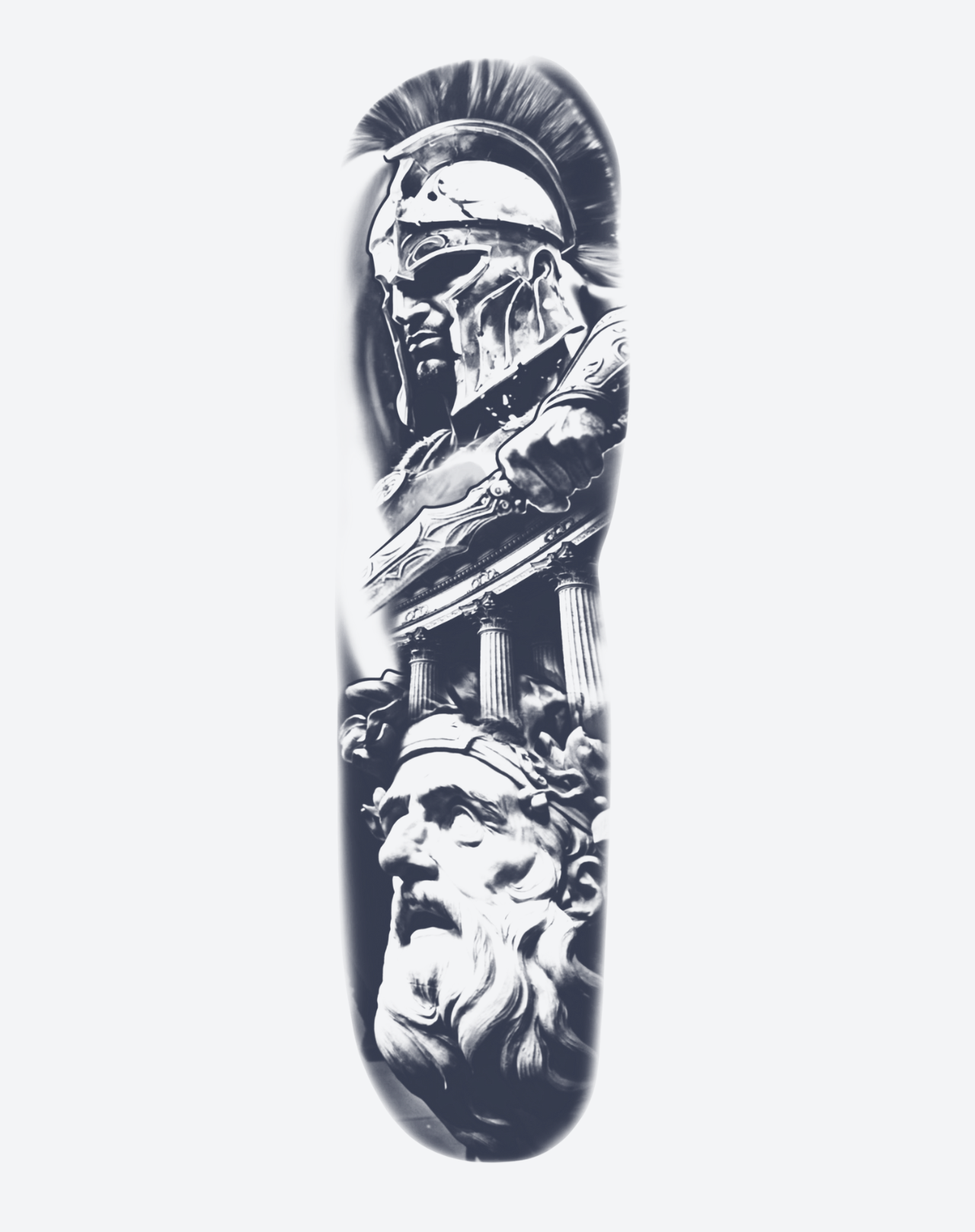 Echoes of Olympus full sleeve temporary tattoo design