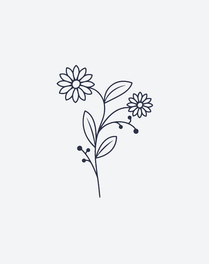 Fine Line Flowers Pack