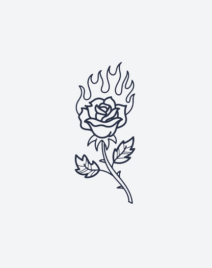 Flaming Rose