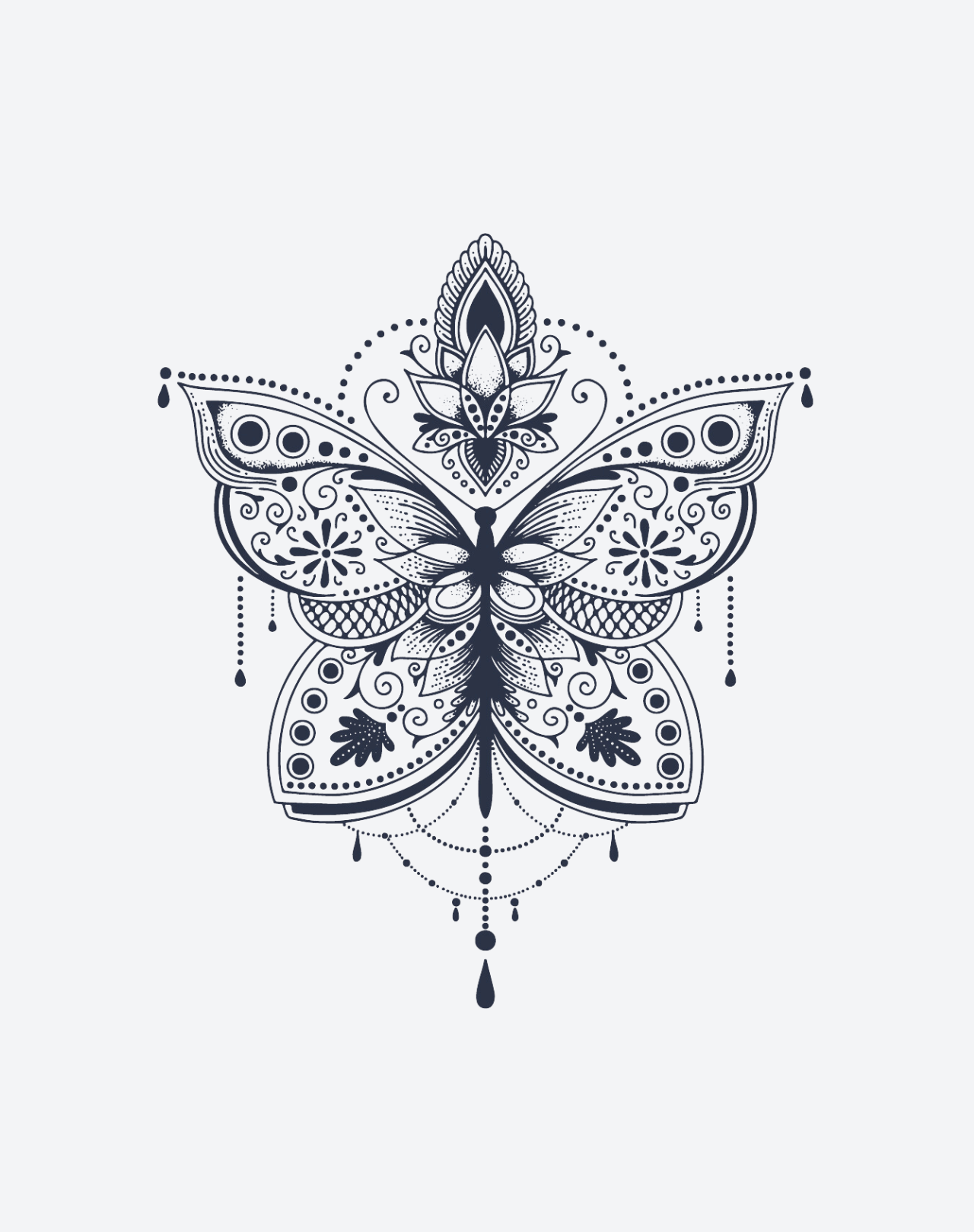 Fluttering Mandala