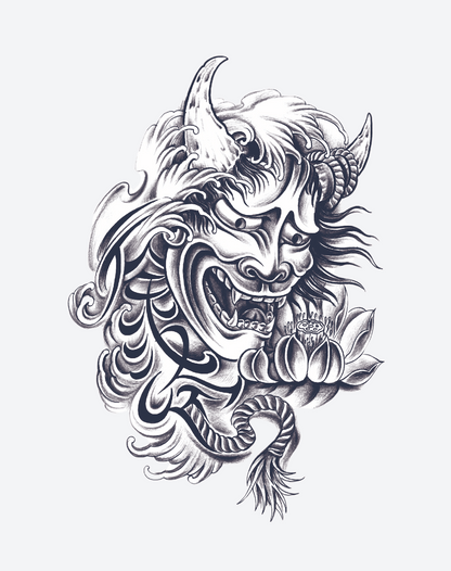 Hannya & Flower