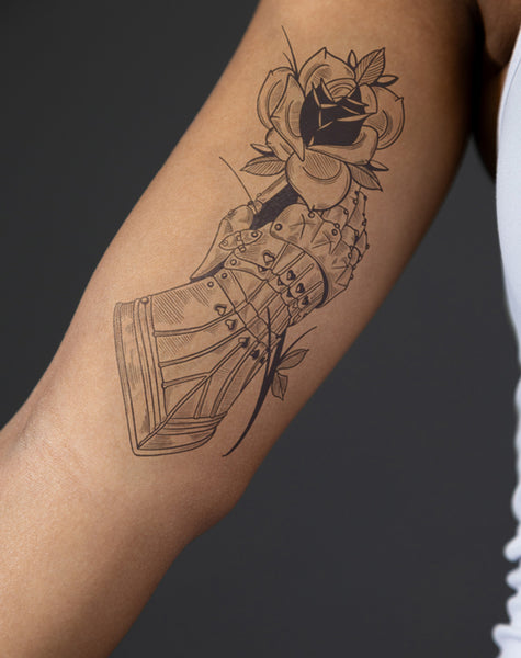 Knight's Love Temporary Tattoo Lasts 1-2 Weeks – EZINK™