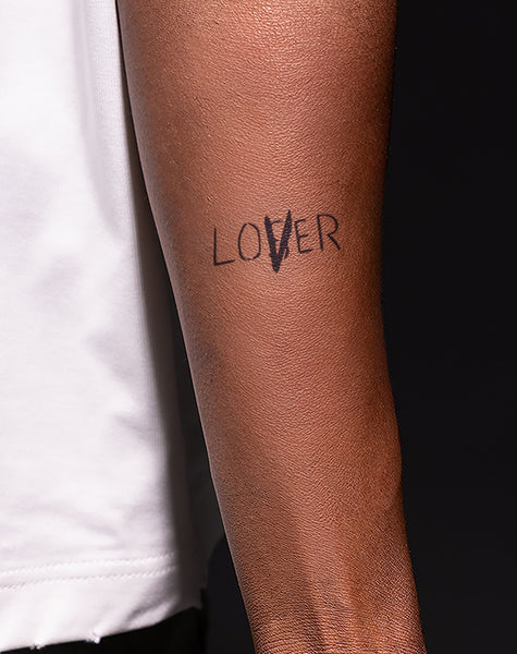 Lover/Loser Temporary Tattoo. Lasts 1-2 Weeks. – EZINK™