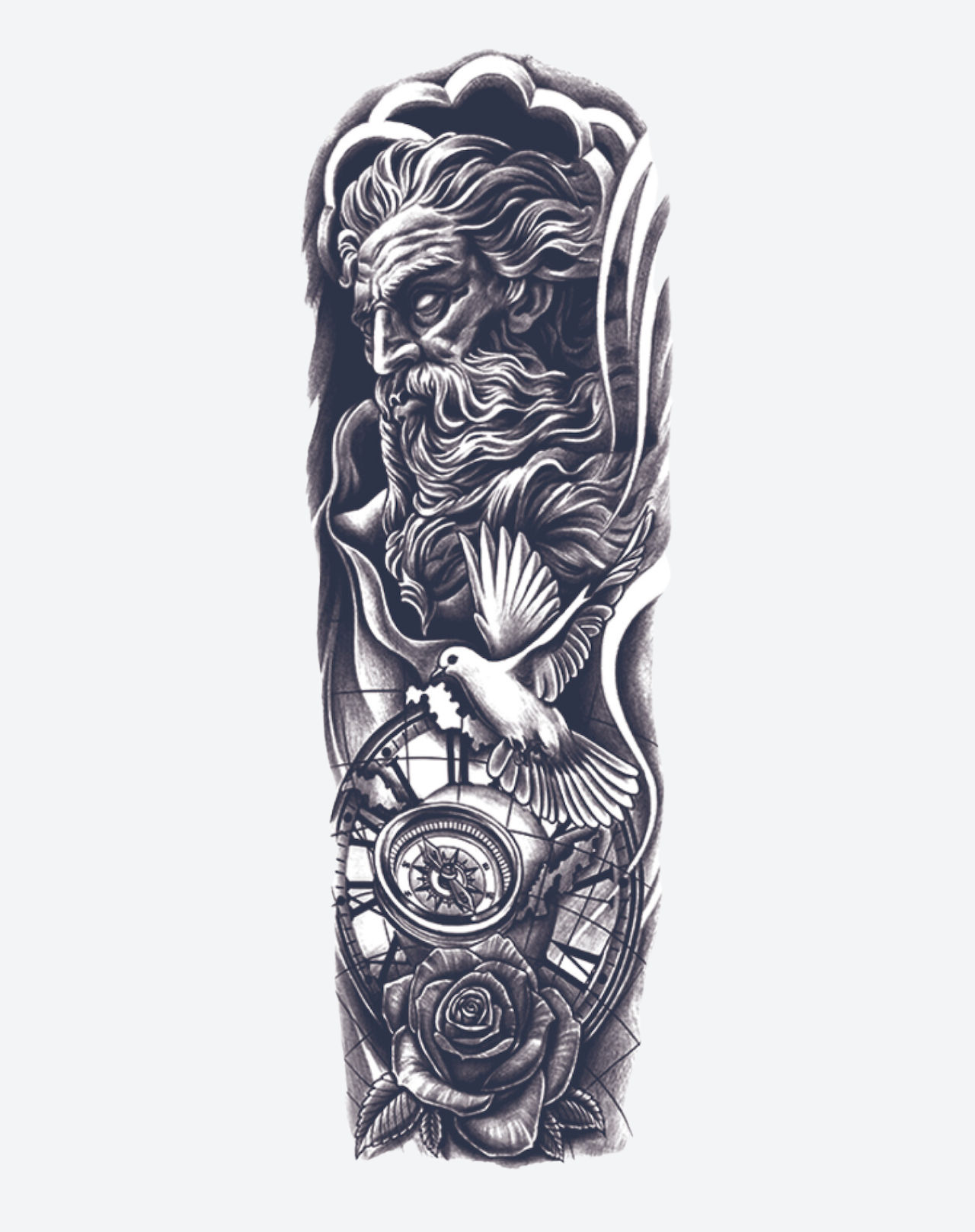 Poseidon & Dove Sleeve