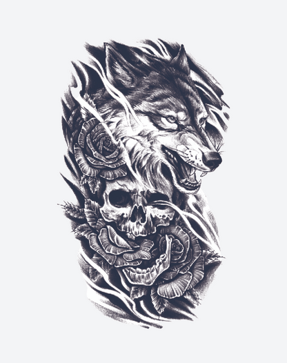 Wolf & Skull