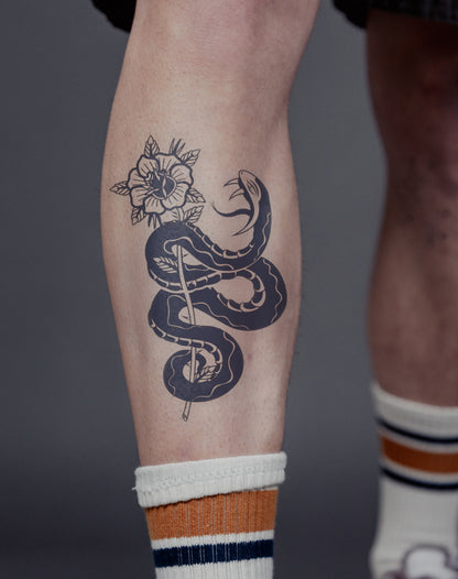 American Traditional Snake