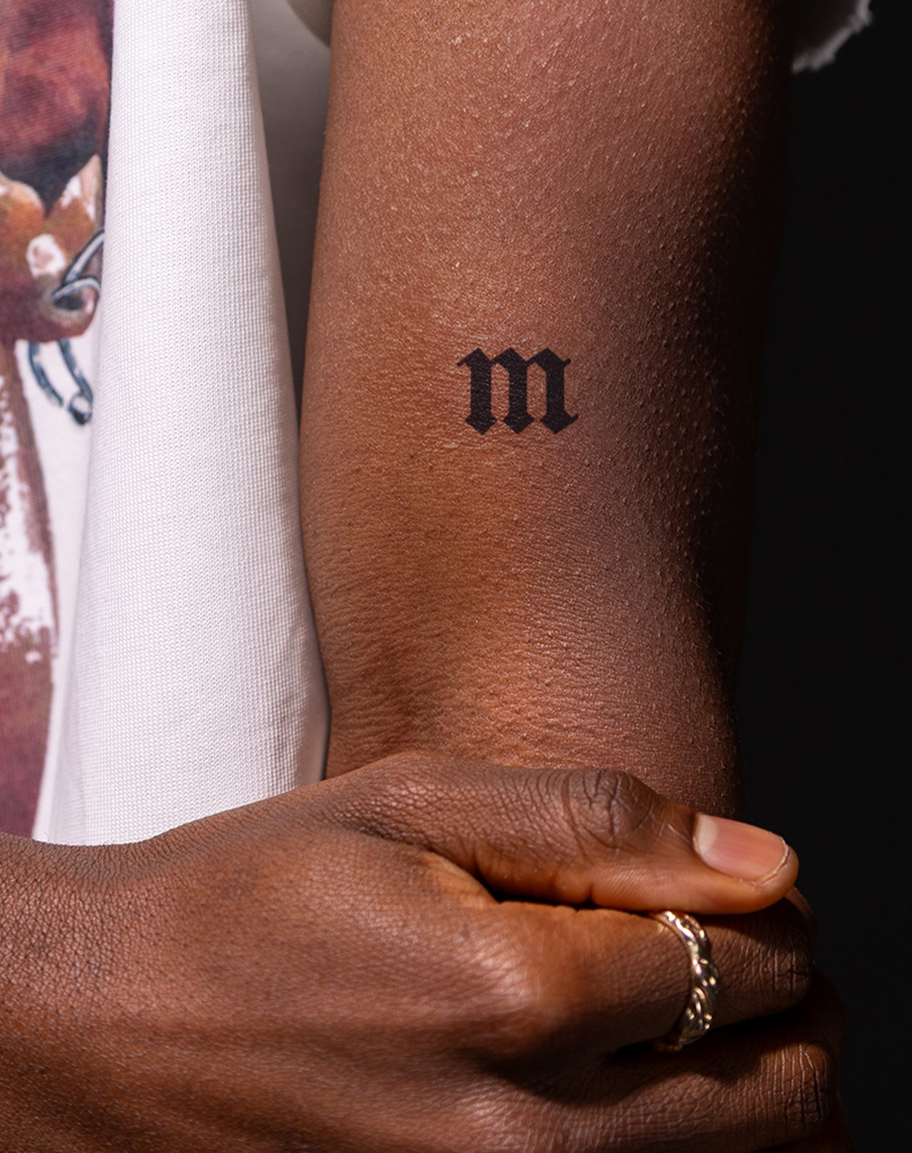 m